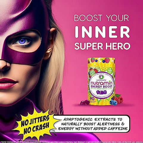 Nutracelle - NUTRAMIN Gummy Energético de Vitaminas – Diga Não ao Café