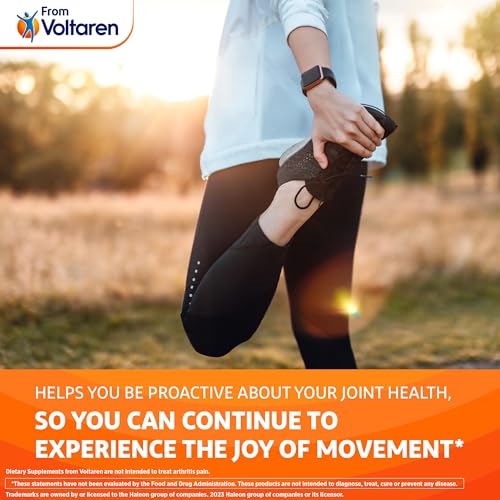 VOLTAREN - Voltaren: Suplemento Voltaren para Conforto e Mobilidade das Articulações com Boswellia e Cúrcuma para Suporte Articular, Movimento e Flexibilidade – Frasco com 30 Comprimidos