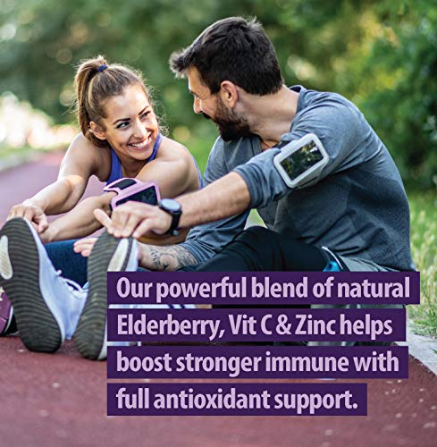 THELABSMENCO - Suplemento de Suporte Imunológico para Mudança de Estação com Sabugueiro, Vitamina C e Zinco – Marca em Destaque