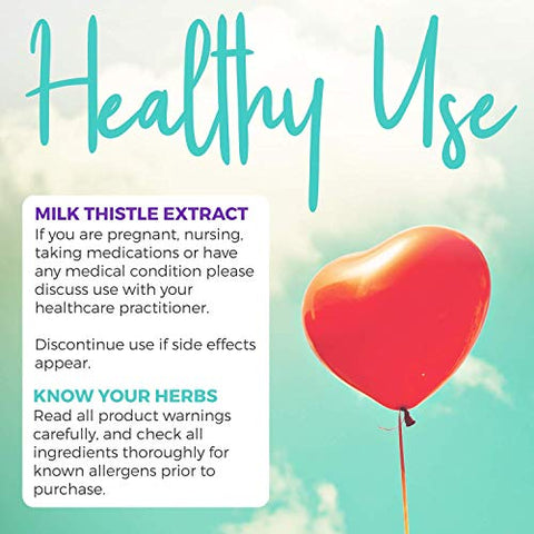 PURE CO - Cápsulas de Cardo de Leite Orgânico USDA – Suplemento de 80% de Silimarina para Suporte ao Fígado – Concentrado Super 300mg de Extrato de Cardo de Leite 30:1 Equivalente a 9.000mg – Fígado de Cardo de Leite