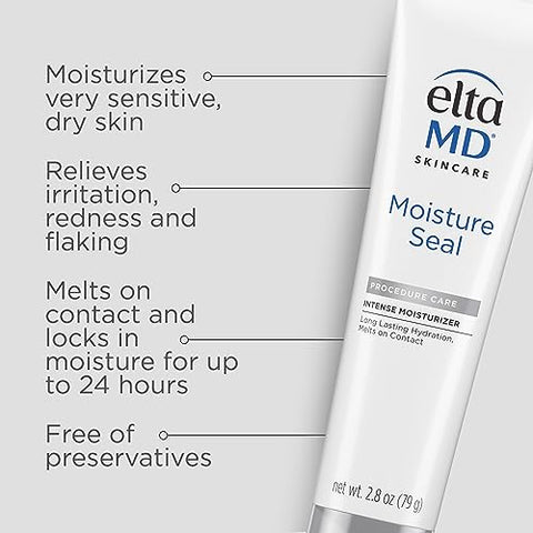 EltaMD Moisture Seal Hidratante Facial para Pele Seca, Hidratante Corporal e Facial para Pele Sensível – EltaMD