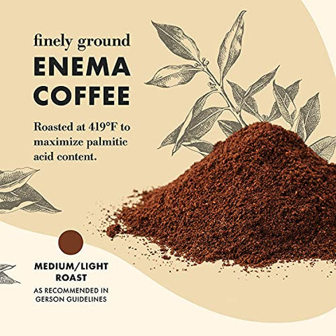 AUSSIE HEALTH CO - Café Orgânico Aussie Health Co Enema – Torrado a 419°, Moído, Limpeza e Desintoxicação – 454g