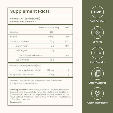 JAYU - FreedomCafe 5 Day Detox Cleanse Sabor Laranja Sanguínea – 5 Pacotes (500ml) – Suporta Digestão Saudável e Movimentos Intestinais Regulares, Detox para Gerenciamento de Peso e