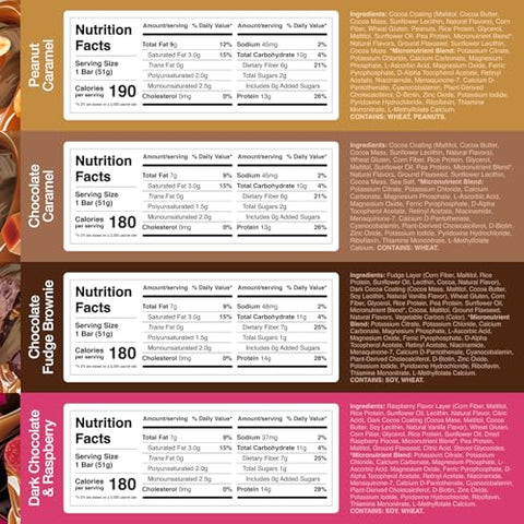 Barras de Proteína Vegana | Caixa com Variedade | 13g Proteína, 27 Vitaminas e Minerais, 2g Açúcar, Não-OGM, Lanche 100% Vegetal | 12 Unidades - Huel