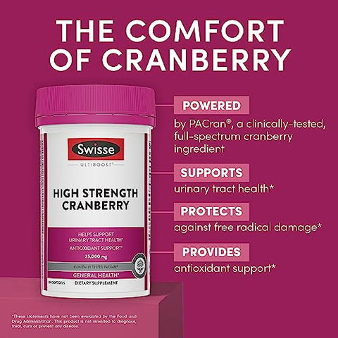 Cranberry Pills for Women – Suplemento de Cranberry para Mulheres - Swisse