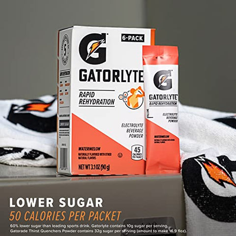 em Pó Sabor Melancia – 20 fl oz (48 pacotes) | Marca Gatorlyte - Gatorlyte