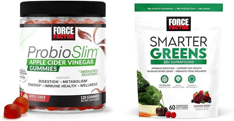 ProbioSlim Gomas de Vinagre de Maçã com Orgânico, LactoSpore | 60 gummies - Force Factor