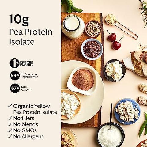 ProMix Nutrition - Promix Nutrition Barras de Proteína Vegana Puff | Alto teor de proteína, Baixa caloria Marshmallow Crocante | Kosher, Livre de Soja – Baunilha Francesa | 100g