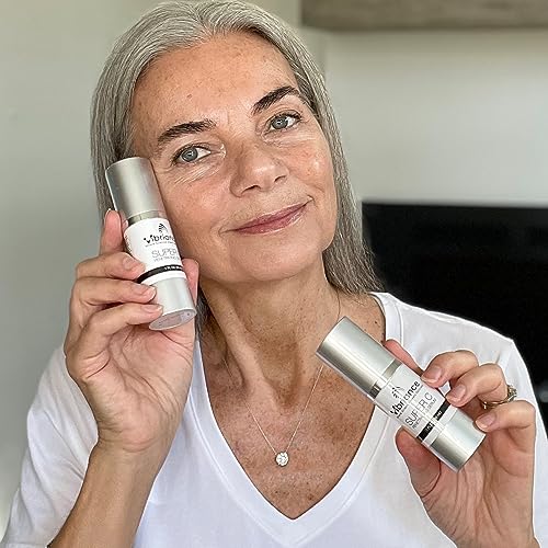 Super C Serum para Pele Madura, Fabricado nos EUA, Fórmula 3 em 1 Hidrata, Firmeza, Levanta, Suaviza, Combate Manchas e Rugas, Serum de Vitamina C; 30 ml - Vibriance