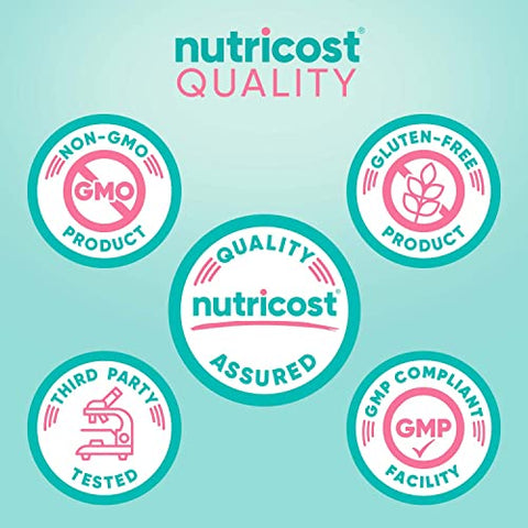 Probiótico para Mulheres 10 Bilhões UFC, 120 Cápsulas – Complexo com Fibra de Acácia, Uva Ursi | Probiótico Nutricost para Mulheres - Nutricost