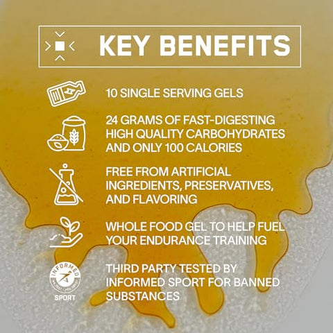 Gel Endurance BPN Go, Vegano Sem Glúten com 24g de Carboidratos - BARE PERFORMANCE NUTRITION
