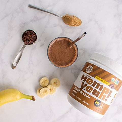Hemp Yeah! Pó de Proteína Orgânica à Base de Plantas com 20g de Proteína Completa de Plantas, 4g de Fibra – Melhor Visibilidade nos Motores de Busca - Manitoba Harvest