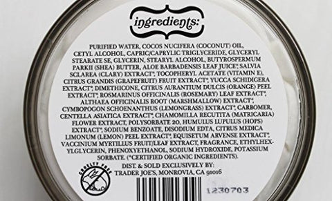 TJ's - Trader Joe’s Manteiga Corporal de Coco, 8 Onças (Pacote com 2) – Hidratante Natural para Pele