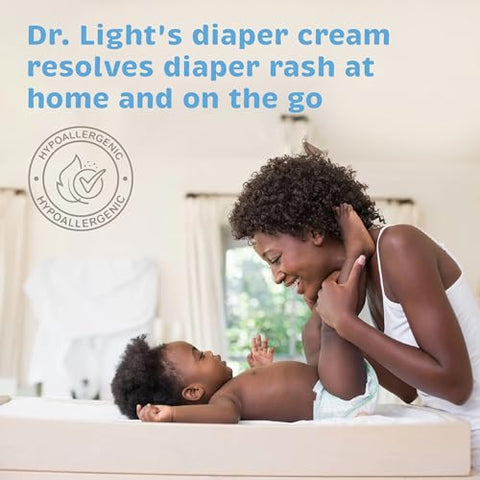 DiaperDerm - Creme para Assaduras de Bebê com 5 Ingredientes para Cuidado Suave, Feliz e sem Assaduras, 240 ml
