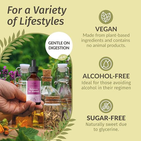Balance Drops – Cardo Mariano, Vitex Berry, Angelica, Raiz de Maca | Marca HERBAMAMA - HERBAMAMA