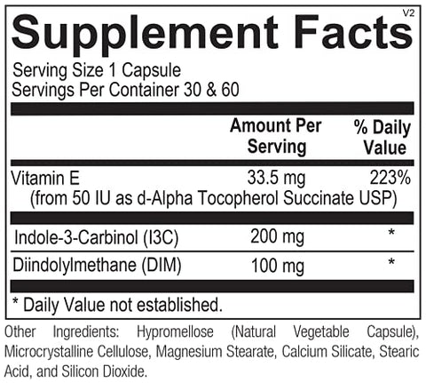 Ortho Molecular Products - 5A EstroDIM (60ct) – Fórmula Poderosa para Equilíbrio Hormonal – Marca Líder em Saúde Feminina