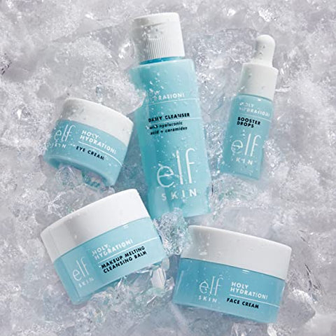 Kit Mini de Skincare e.l.f. SKIN Hydrated Ever After: Limpeza, Demaquilante e Hidratante – 100ml
