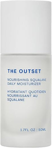 Hidratante Diário de Esqualano Nutritivo The Outset – Creme Não Comedogênico sem Fragrância – Reparação da Barreira, Hidratação – Limpo, Vegano, Livre de Glúten – Todos os Tipos de Pele