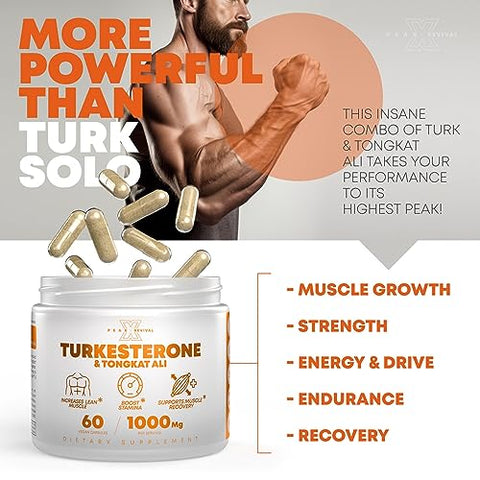 Peak Revival-X - Turkesterone: Potencialize seus resultados com o poderoso suplemento natural – 100% eficaz e seguro!