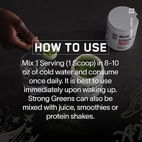 Pó Superfood Strong Greens, Limão, 30 Porções – Marca BPN - BARE PERFORMANCE NUTRITION