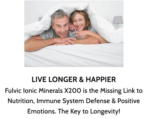 Minerais Iônicos de Fulvic Acid, Ácido Húmico, Traços Minerais e Eletrólitos – Optimally Organic X200 – Patenteado e Bioativo