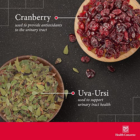 Health Concerns - Man Yue Mei Clearing – Suplemento de Cranberry para Saúde do Trato Urinário – 90 Cápsulas