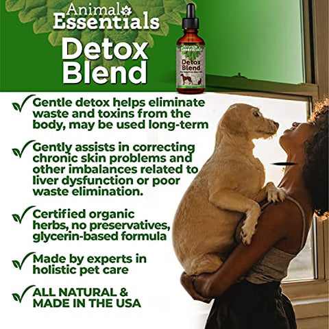Detox Blend – Suporte Hepático para Cães | Fórmula Detox para o Fígado | Marca Animal Essentials - Animal Essentials