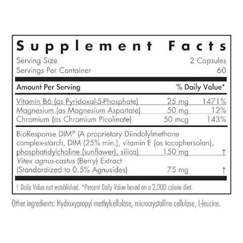 DIM Vitex – Equilíbrio Hormonal Saudável – Suplemento - Allergy Research Group