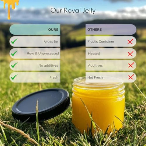 Naturifyze - 100%% Puro Mel Real – Cru. Benefícios para a saúde e beleza. 100g