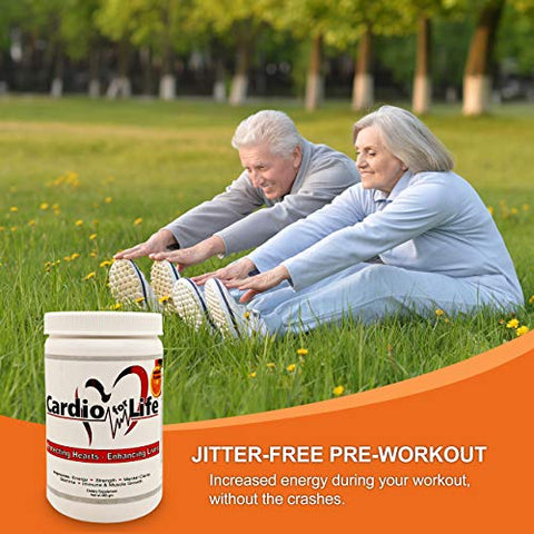 Health Guardian - Cardio for Life – Pó de L-Arginina 454g – Suplemento Natural de Óxido Nítrico para Aumentar a Energia Cardiovascular