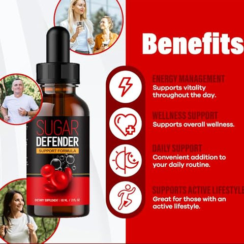 YEGE - Sugar Defender: Fórmula de Suporte para Estabilidade da Circulação Energética (5 Pacotes)