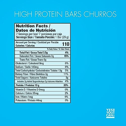 Barras de Alta Proteína – Caixa com 7-1 Pacote: Lanches Proteicos para Toda a Família, Snack Rico em Proteínas, Snack Saboroso e Saboroso, Snack Saudável e Crocante - Yes You Can!