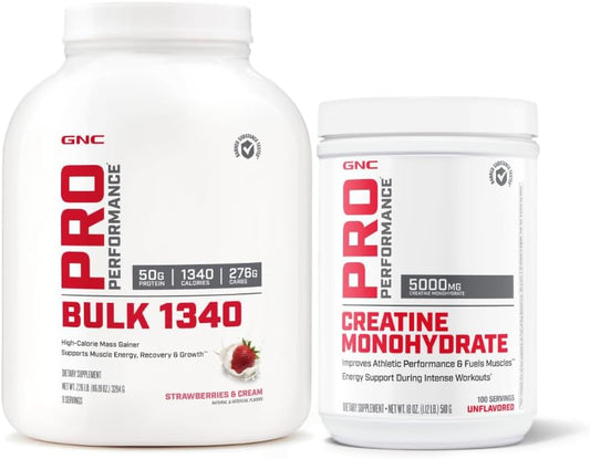 Pro Performance Bulk 1340 Morango e Creme Creatina Monohidratada 1340g - GNC