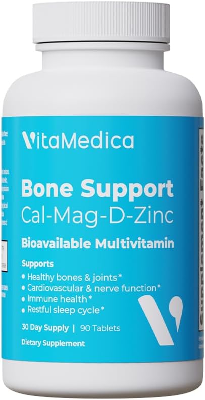Suporte Ósseo | Suplemento para Ossos e Articulações | Cálcio | Magnésio | Vitamina D - VitaMedica