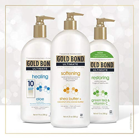 Ultimate Loção Restauradora para Pele com Chá Verde – Hidratação Profunda – 200ml - Gold Bond