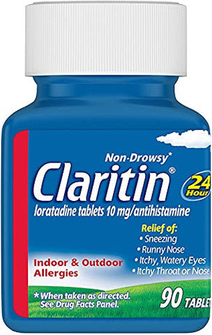 Indoor: Alívio de Alergias em Ambientes Fechados | 24h | 10 comprimidos - Claritin
