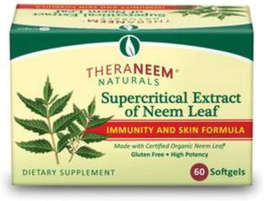 Thera Neem - Theraneem Cápsulas de Gel de Neem Supercrítico | 60 Unidades | Marca Theraneem