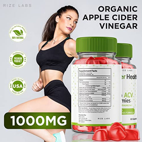 rize labs - Super Health Keto Gummies – Gomas Super Health ACV Keto Avançadas para Perda de Peso da Barriga com Vinagre de Maçã Cidra Keto ACV Plus Suplemento Gomoso Superhealth Energético (60 Gomas)