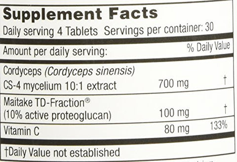 Super Cordyceps Caplets, 120 Unidades – Potencialize sua saúde com este poderoso suplemento de cogumelo - Mushroom Wisdom