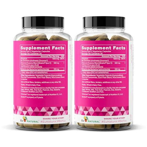Eu Natural - Metabolismo para Ela – Pílulas para Emagrecimento Feminino – Inibidor de Apetite, Queimador de Gordura, Estimulante de Metabolismo – Combate Desejos