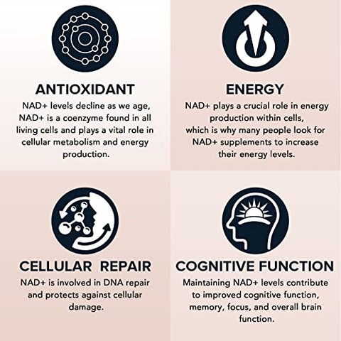 Fabamax - Suplemento Liposomal NAD 1600 mg, 98% Puro, Absorção Superior, Alternativa ao Nicotinamida Ribosídeo ou NADH para Impulsionar a Defesa contra o Envelhecimento, Energia