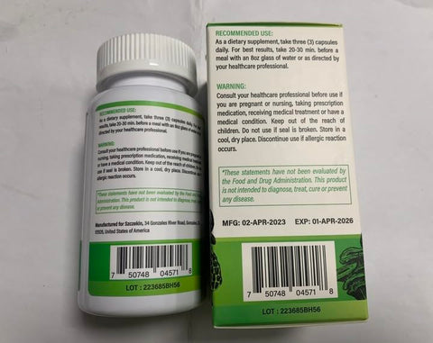 SZCZEKIN - Active Hexose Correlated Compound 1500 mg – Suplemento de Extrato Natural de 8 Cogumelos, Sistema Imunológico, Função Hepática, Atividade de Células Natural Killer e T, 360 Cápsulas Vegetais