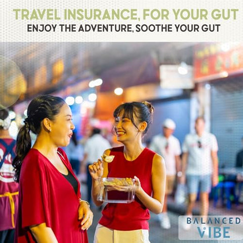 Balanced Vibe - Suplemento Orgânico 7-em-1 para Saúde Intestinal | Suporte Digestivo para Homens e Mulheres | Recuperação Pós-Festa | Reduz Inchaço, Promove Digestão Ideal | Suporte Intestinal