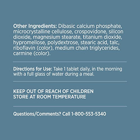 Bausch & Lomb - Suplemento de Vitaminas e Minerais para os Olhos Ocuvite com Luteína, Bausch Lomb, 120 Comprimidos (Embalagem com 2)