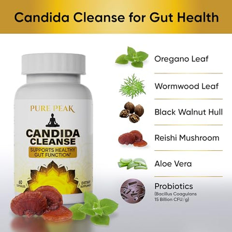 Pure Peak - Limpeza de Candida – Intestino. Potencialize sua saúde com eficácia