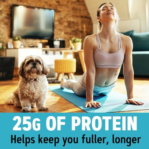 Total Lean Shake 25 Pó de Proteína | Substituto de Refeição Rico em Proteínas | Baunilha Francesa | 16 Porções - GNC