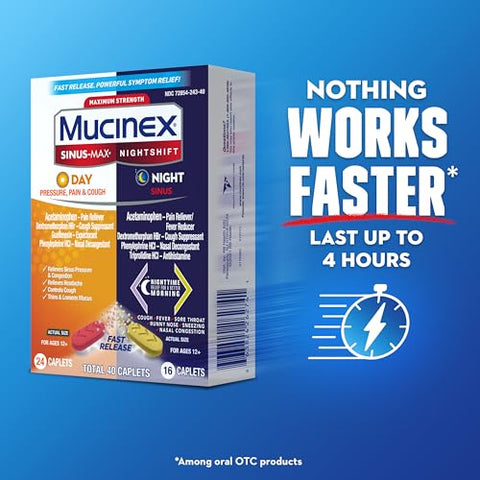Sinus-Max Dia Pressão, Dor – Alívio Rápido | 30ml | Marca Mucinex - Mucinex
