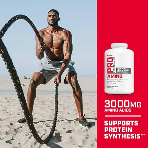 Pro Performance Amino – Potencialize seu Desempenho com Aminoácidos de Qualidade – 60 cápsulas - GNC