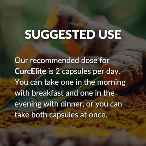 BrocElite - Mara Labs CurcElite Curcumina | Extrato de Cúrcuma 95%% Curcuminoides | Vegano, Sem Preenchedores e Não-OGM | 30 Porções