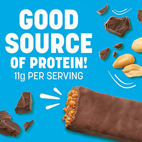 Barras de Almoço de Chocolate com Manteiga de Amendoim – Pacote com 10 Unidades, 11g de Proteína, Auxilia na Perda de Peso - Nutrisystem